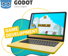 Godot.  Основа создания легендарных игр - КИБЕРшкола программирования для детей, компьютерные курсы для школьников, начинающих и подростков - KIBERone г. Иваново