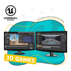 Unreal Engine 4. Игровой движок - КИБЕРшкола программирования для детей, компьютерные курсы для школьников, начинающих и подростков - KIBERone г. Иваново