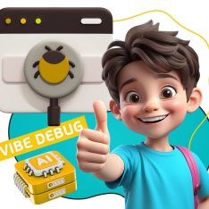 Тестирование & Vibe Debug. Охотники за багами - КИБЕРшкола программирования для детей, компьютерные курсы для школьников, начинающих и подростков - KIBERone г. Иваново