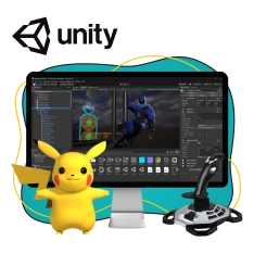 Мир игр на Unity 2D на популярном движке + AI-помощники - КИБЕРшкола программирования для детей, компьютерные курсы для школьников, начинающих и подростков - KIBERone г. Иваново