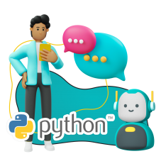 Умный чат-бот на Python - КИБЕРшкола программирования для детей, компьютерные курсы для школьников, начинающих и подростков - KIBERone г. Иваново