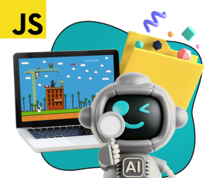 Язык программирования JavaScript + AI. Проектное обучение + геймификация + AI-помощники - КИБЕРшкола программирования для детей, компьютерные курсы для школьников, начинающих и подростков - KIBERone г. Иваново